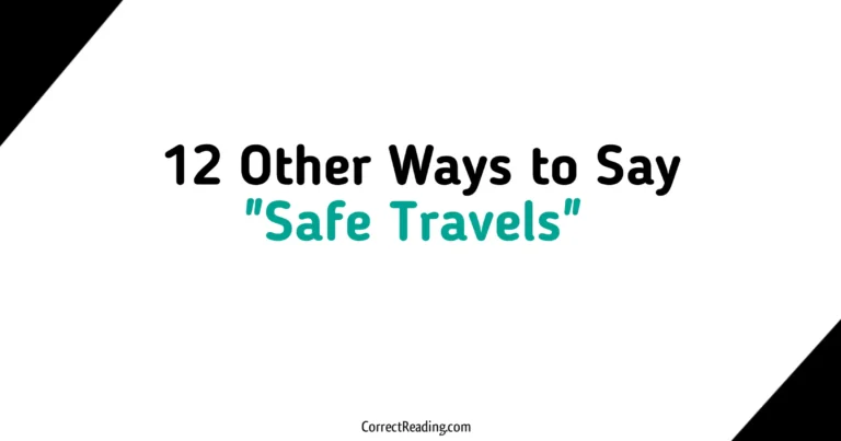 12 Other Ways to Say Safe Travels