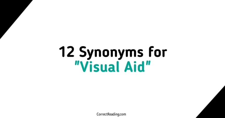 12 Synonyms for Visual Aid